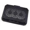 Techly ICOOL-CP11TY nešiojamojo kompiuterio stovas Juoda 43,2 cm (17 colių)