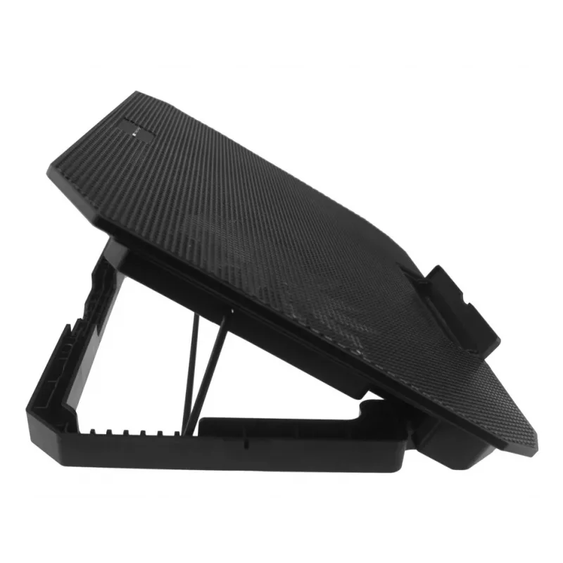 Techly ICOOL-CP11TY nešiojamojo kompiuterio stovas Juoda 43,2 cm (17 colių)