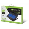 Techly ICOOL-CP11TY nešiojamojo kompiuterio stovas Juoda 43,2 cm (17 colių)
