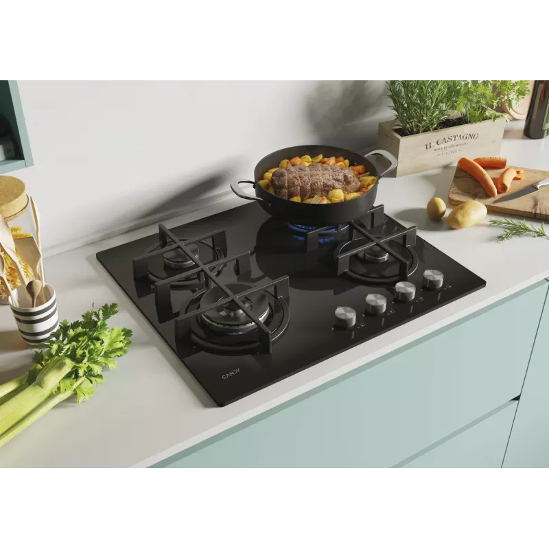 Candy CDK6GF4WEKB Juoda Built-in 59.5 cm Gas 4 zone(s)