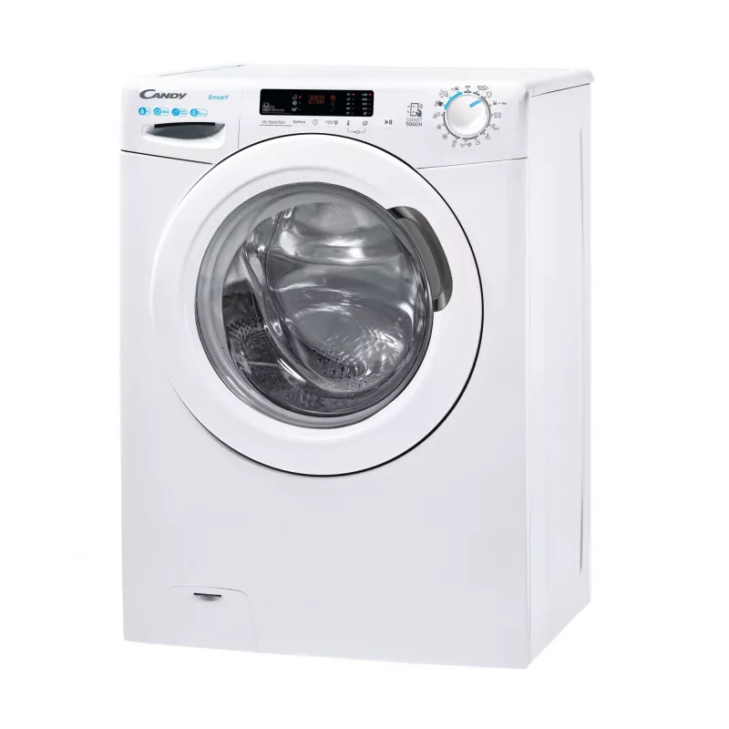 Candy Smart CS4 1262DE/1-S skalbimo mašina Įkraunama iš priekio 6 kg 1200 aps./min Balta