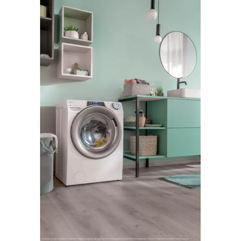 Skalbimo mašina Candy RapidÓ PRO RP 486BWMR/1-S priekinio įkrovimo 8 kg 1400 aps./min. balta