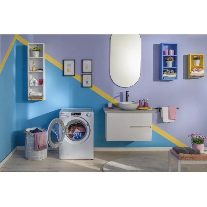 Skalbimo mašina Candy Smart Pro Inverter CO 474TWM6/1-S priekinio įkrovimo 7 kg 1400 aps./min balta
