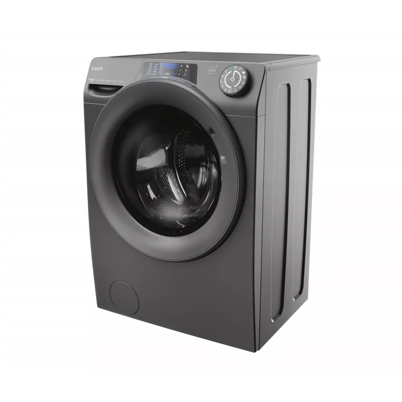 Candy RapidÓ PRO RP4 476BWMRR/1-S skalbimo mašina su priekiniu įkrovimu 7 kg 1351 aps./min. antracito