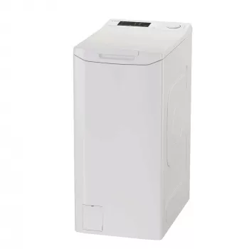 Skalbimo mašina Candy TCA063D3-S, viršutinio įkrovimo, 6 kg, 1000 aps./min, balta