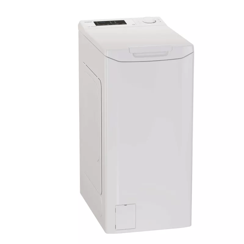 Skalbimo mašina Candy TCA063D3-S, viršutinio įkrovimo, 6 kg, 1000 aps./min, balta