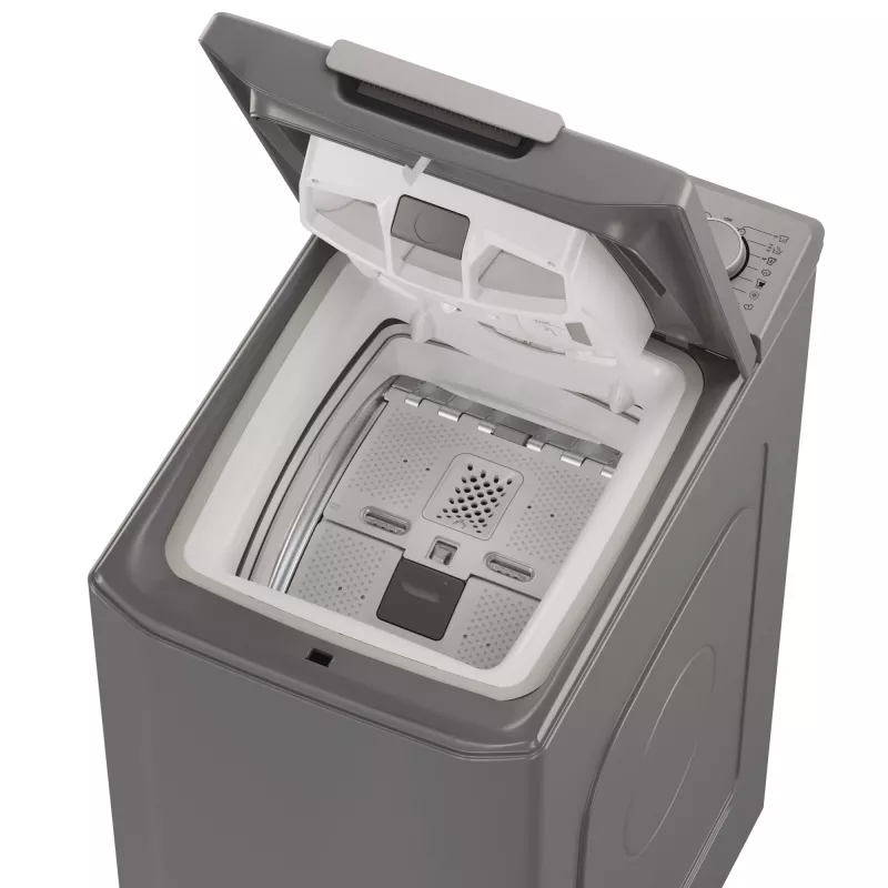 Skalbimo mašina Candy TCA283DR2-S, įkrovimas iš viršaus, 8 kg, 1200 aps./min, antracito
