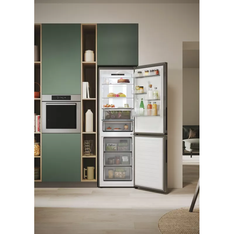 Candy ECN4CQTEX186 Laisvai pastatomas 355 L Nerūdijantis plienas