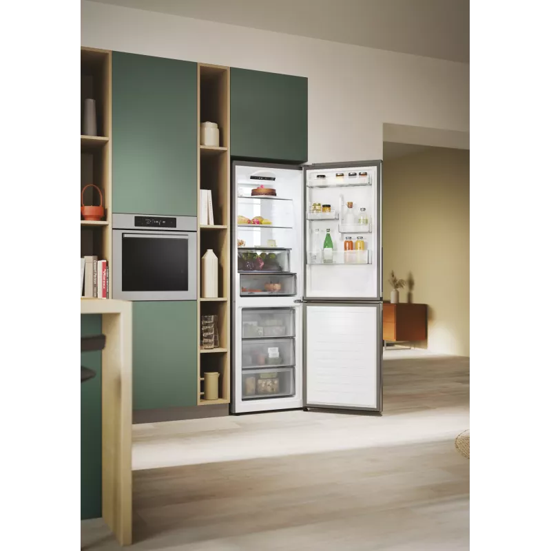 Candy ECN4CQTEX186 Laisvai pastatomas 355 L Nerūdijantis plienas