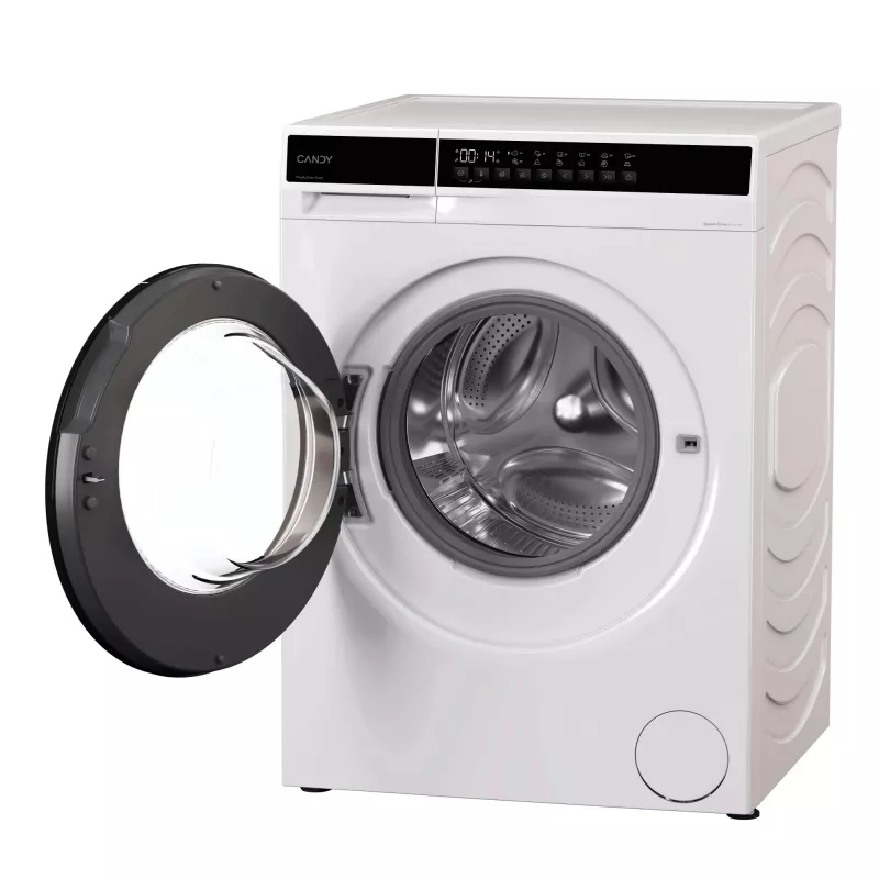 Candy Easy EY 27SB7-S skalbimo mašina su priekiniu įkrovimu 7 kg 1200 aps./min. Juoda, Balta