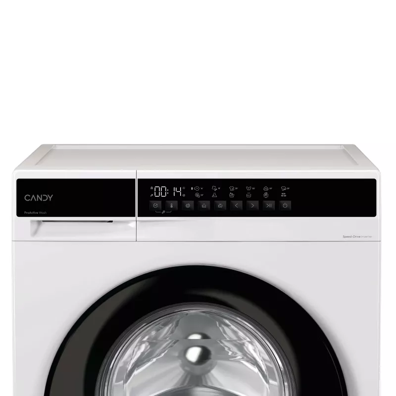 Candy Easy EY 27SB7-S skalbimo mašina su priekiniu įkrovimu 7 kg 1200 aps./min. Juoda, Balta