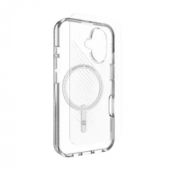 ZAGG BNDL Luxe SNAP PCR IS GL 360 Apple iPhone 16 CLR INTL, Dėklas, Apple, iPhone 16, 15,5 cm (6,1 colio), Skaidrus