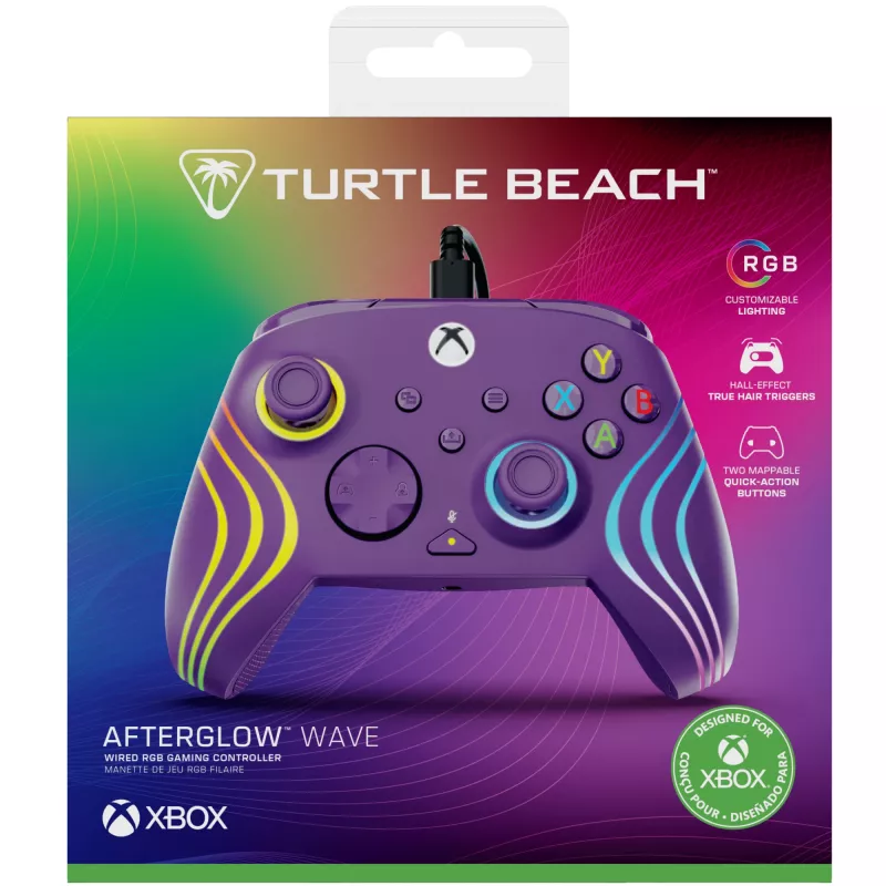 Žaidimų pultas Turtle Beach Afterglow Wave Purple USB PC Xbox Series X