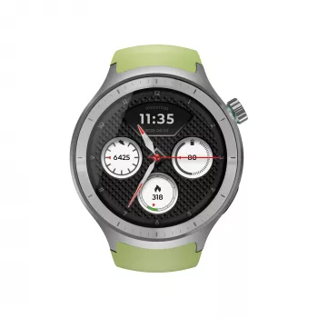 Motorola Moto Watch 3.63 cm (1.43 colio) OLED 47 mm skaitmeninis jutiklinis sidabrinis GPS (palydovinis)