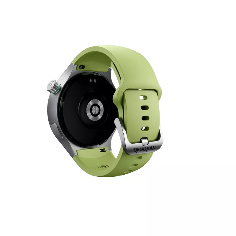 Motorola Moto Watch 3.63 cm (1.43 colio) OLED 47 mm skaitmeninis jutiklinis sidabrinis GPS (palydovinis)