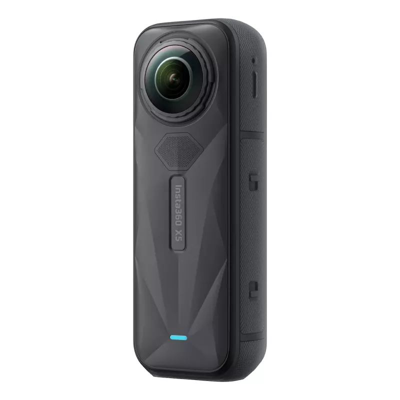 Veiksmo sporto kamera Insta360 X5 — 72 MP, 8K Ultra HD (7680×3840), 120 fps, atspari vandeniui 15 m, 2400 mAh