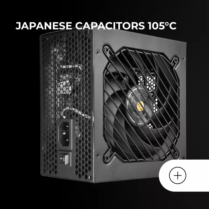 Mars Gaming MPB650SIM maitinimo blokas 650 W 24 kontaktų ATX ATX juodas