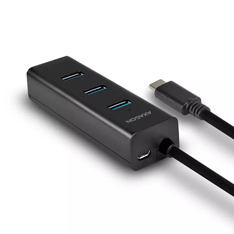 Axagon HUE-S2C sąsajos šakotuvas USB 3.2 Gen 1 (3.1 Gen 1) Type-A 5000 Mbit/s juodas