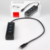 Axagon HUE-S2C sąsajos šakotuvas USB 3.2 Gen 1 (3.1 Gen 1) Type-A 5000 Mbit/s juodas