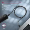 Axagon BUCM432-CM10AB USB laidas USB4 Gen 3x2 1 m USB C Juodas