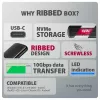 AXAGON EEM2-SC išorinis USB-C 10 Gbps bevaržtis metalinis M.2 NVMe SSD korpusas, vieno lizdo, pilkas