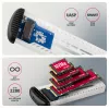 AXAGON EEM2-SC išorinis USB-C 10 Gbps bevaržtis metalinis M.2 NVMe SSD korpusas, vieno lizdo, pilkas