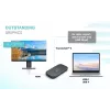 i-tec Thunderbolt 3/USB-C dviguba 4K prijungimo stotis + USB-C į DisplayPort laidas (1,5 m) + 60W maitinimo tiekimas