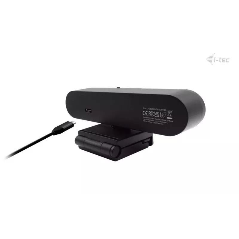 i-tec SOLOMON WH200 2K internetinė kamera Windows Hello, 4 MP, 2560 x 1440 pikselių, 2K Ultra HD, 60 fps, 1920x1080@30fps, 1280x720@30fps, 2560x1440@30fps, Auto