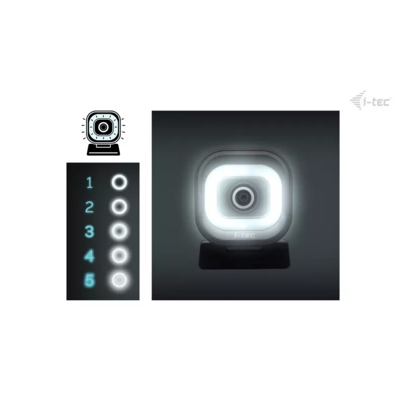 Internetinė kamera ITEC i-tec SOLOMON 700 STREAM 4K su 3840x2160@60fps, 8,29 MP, USB-C, 1/4 colio trikojo sriegis