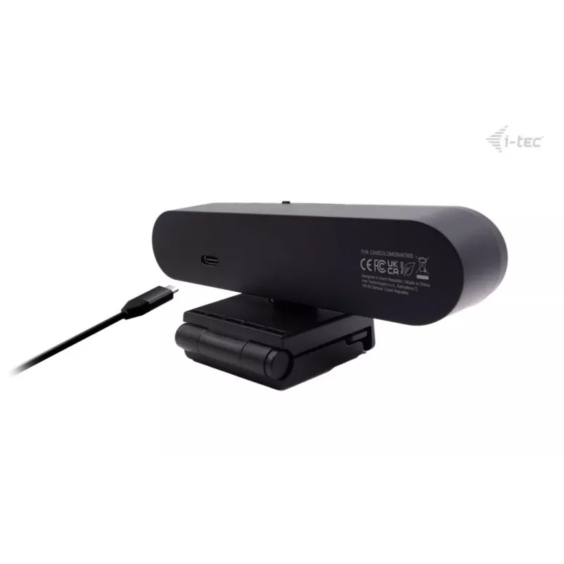 Internetinė kamera ITEC SOLOMON PRO 900 4K, 3840×2160, 8.29 MP, USB, spaustuko tvirtinimas, juoda