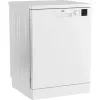 Laisvai pastatoma indaplovė BEKO DVN05320W — pilno dydžio 60 cm, 13 stalo įrankių komplektų, 49 dB, 5 programos, E klasė
