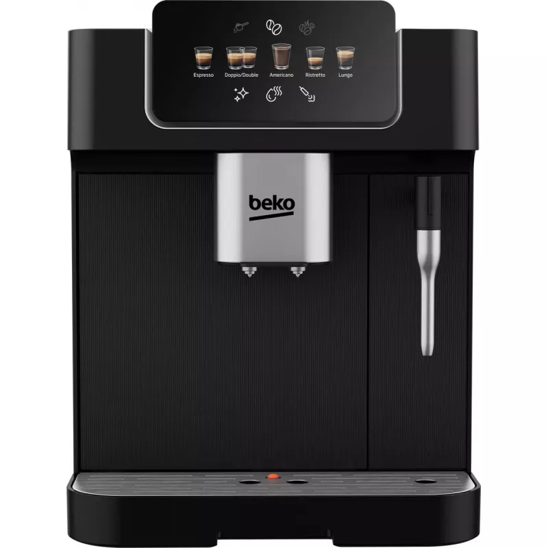 „Beko CEG7302B CaffeExperto“ kavos aparatas nuo pupelių iki puodelio su garų antgaliu