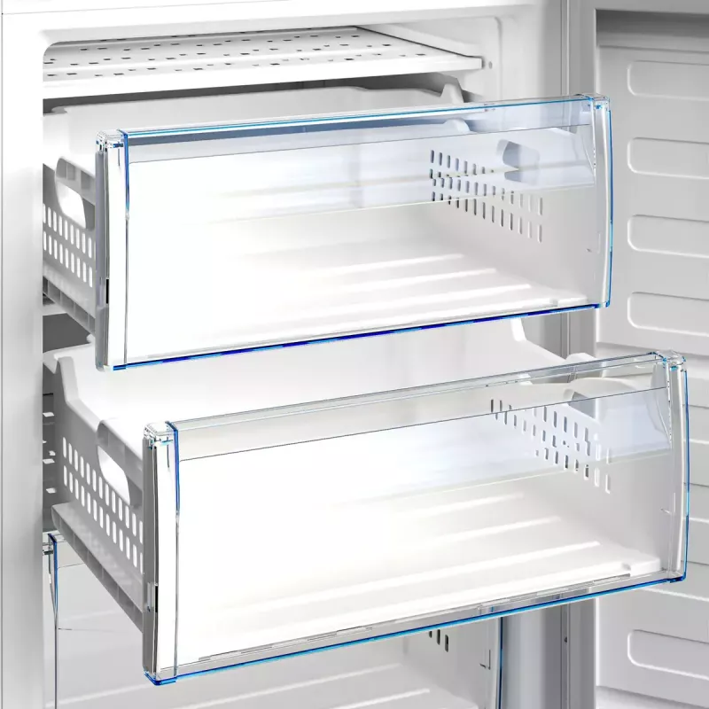 Vertikalus šaldiklis Beko RFSA240M41WN — 215 l, baltas, Fast Freeze, apverčiamos durys