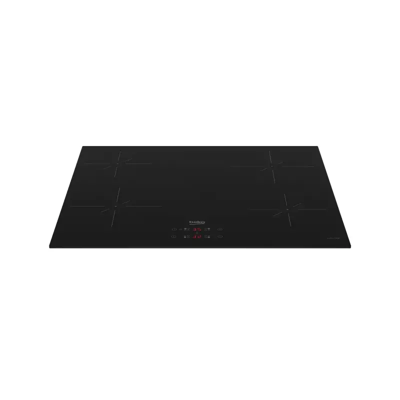 Beko HII64401QT juoda įmontuojama 60 cm zoninė indukcinė kaitlentė 4 kaitviečių