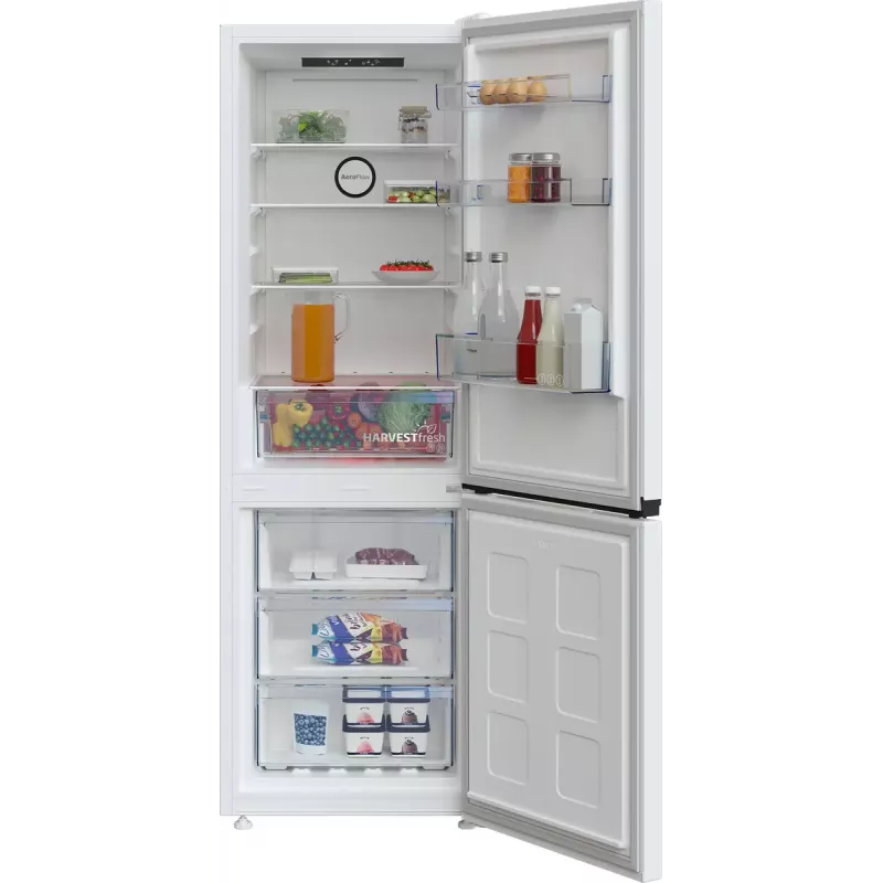 Beko B3RCNA344HW1 šaldytuvas-šaldiklis Laisvai pastatomas 301 L Balta