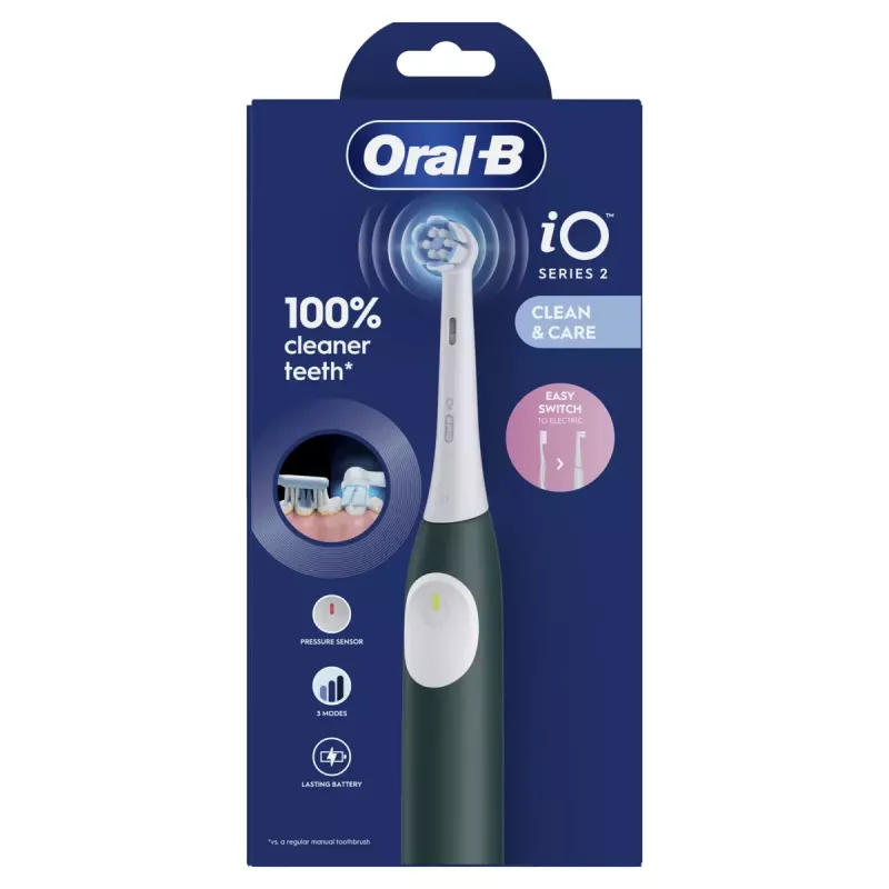Elektrinis dantų šepetėlis BRAUN Oral‑B iO2 (modelis iOS2.1C9.0G) Žalias miškas