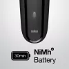 Braun Series 3 300BT belaidis šlapias ir sausas elektrinis folijos skutimosi peilis su kirpimo mašinėle