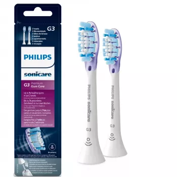 Philips Sonicare G3 Premium Gum Care HX9052/17 2 keičiamosios sonic dantų šepetėlio galvutės