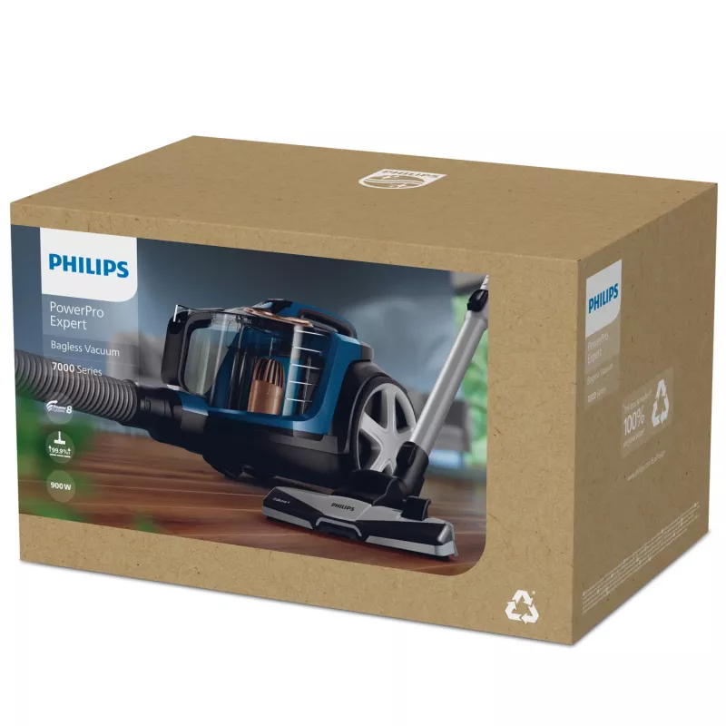 Philips PowerPro Expert FC9745/09 dulkių siurblys 2 L Cilindrinis dulkių siurblys Sausas 900 W Be maišelio