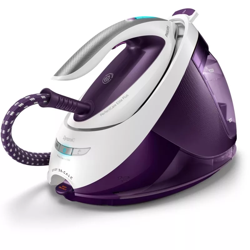 Garo lyginimo stotis Philips GC9660/30 — 1,8 l vandens bakelis, 7,5 bar slėgis, 520 g/min garų smūgis, T-ionicGlide padas