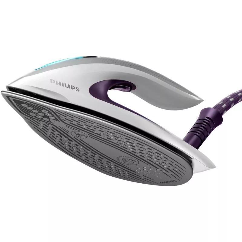 Garo lyginimo stotis Philips GC9660/30 — 1,8 l vandens bakelis, 7,5 bar slėgis, 520 g/min garų smūgis, T-ionicGlide padas