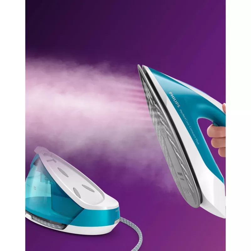 Philips GC7920/20 garo lyginimo stotis 2400 W 1,5 L SteamGlide padas Aqua spalva