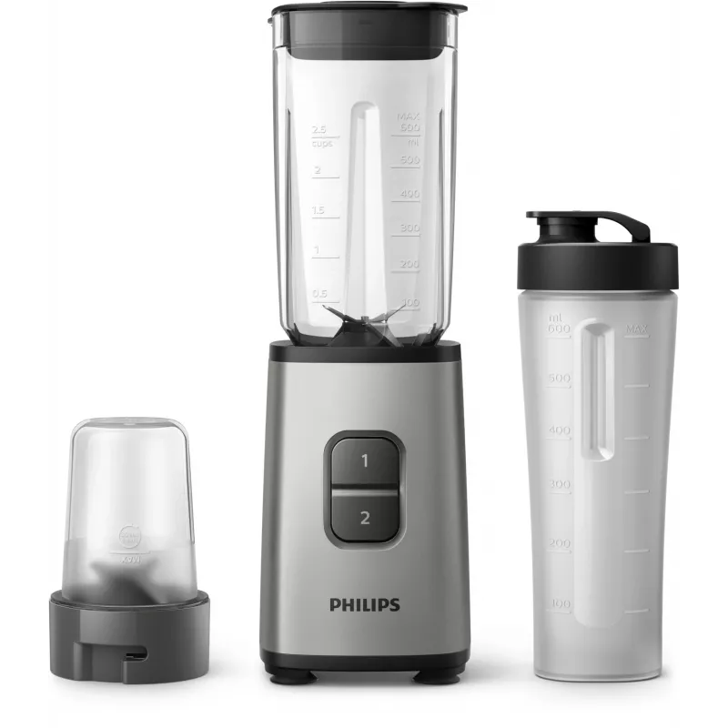 Philips Daily Collection HR2604/80 trintuvas 1 L Stalinis trintuvas 350 W Juoda, Nerūdijantis plienas