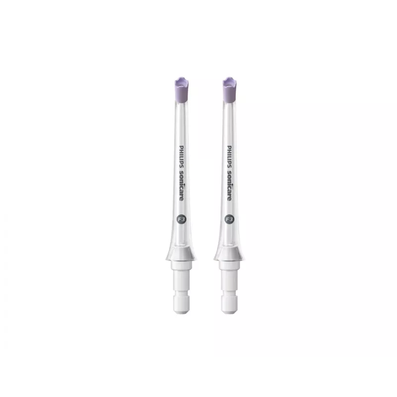 Philips Sonicare Power Flosser HX3062/00 2 vnt. F3 Quad Stream vandens irigatoriaus antgalis
