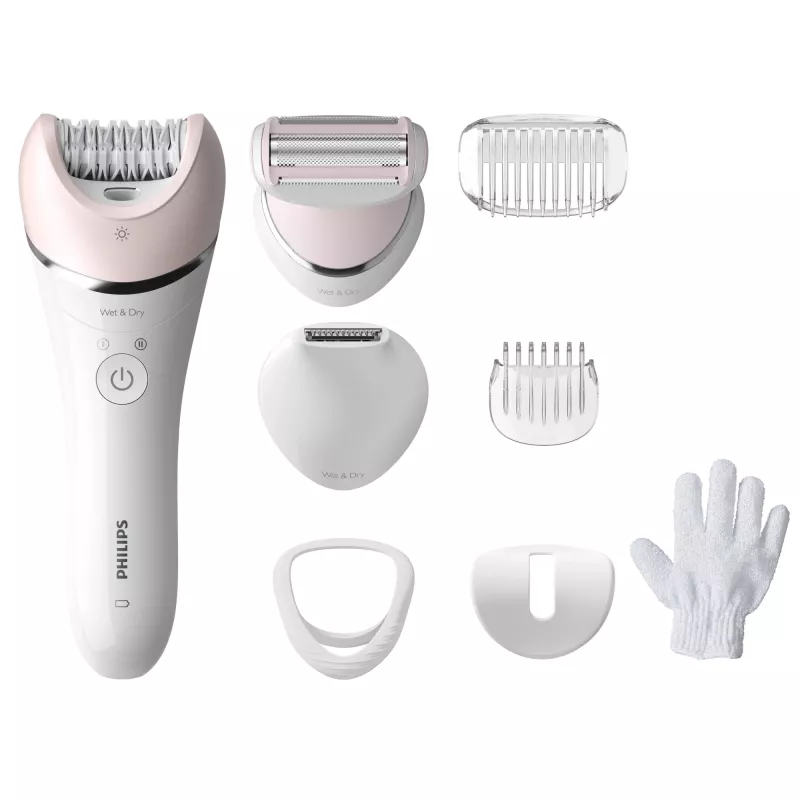 „Philips Epilator Series 8000 BRE721/00“ šlapias ir sausas epiliatorius