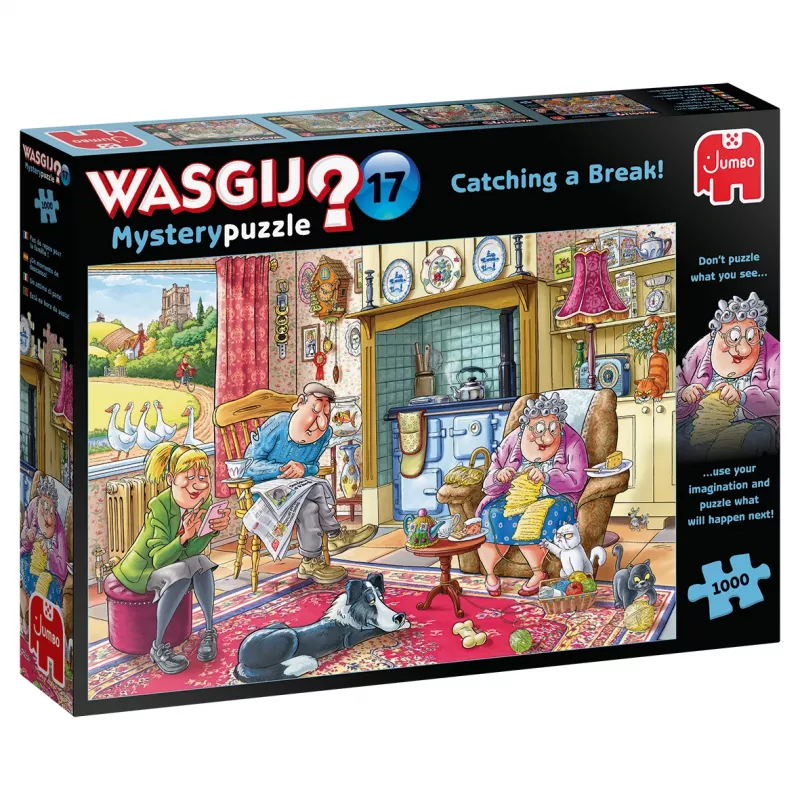 Wasgij Mystery 17 1000 dalių Jumbo Comics dėlionė