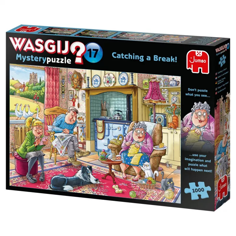Wasgij Mystery 17 1000 dalių Jumbo Comics dėlionė