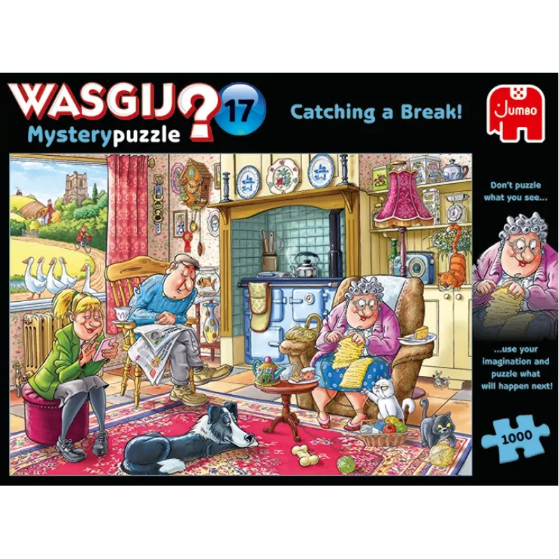 Wasgij Mystery 17 1000 dalių Jumbo Comics dėlionė