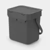 Šiukšliadėžė Brabantia 209888 Juoda Plastikinė 139x188x174 mm