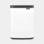 Brabantia Bo atliekų dėžė 4 l stačiakampė plieninė juoda balta